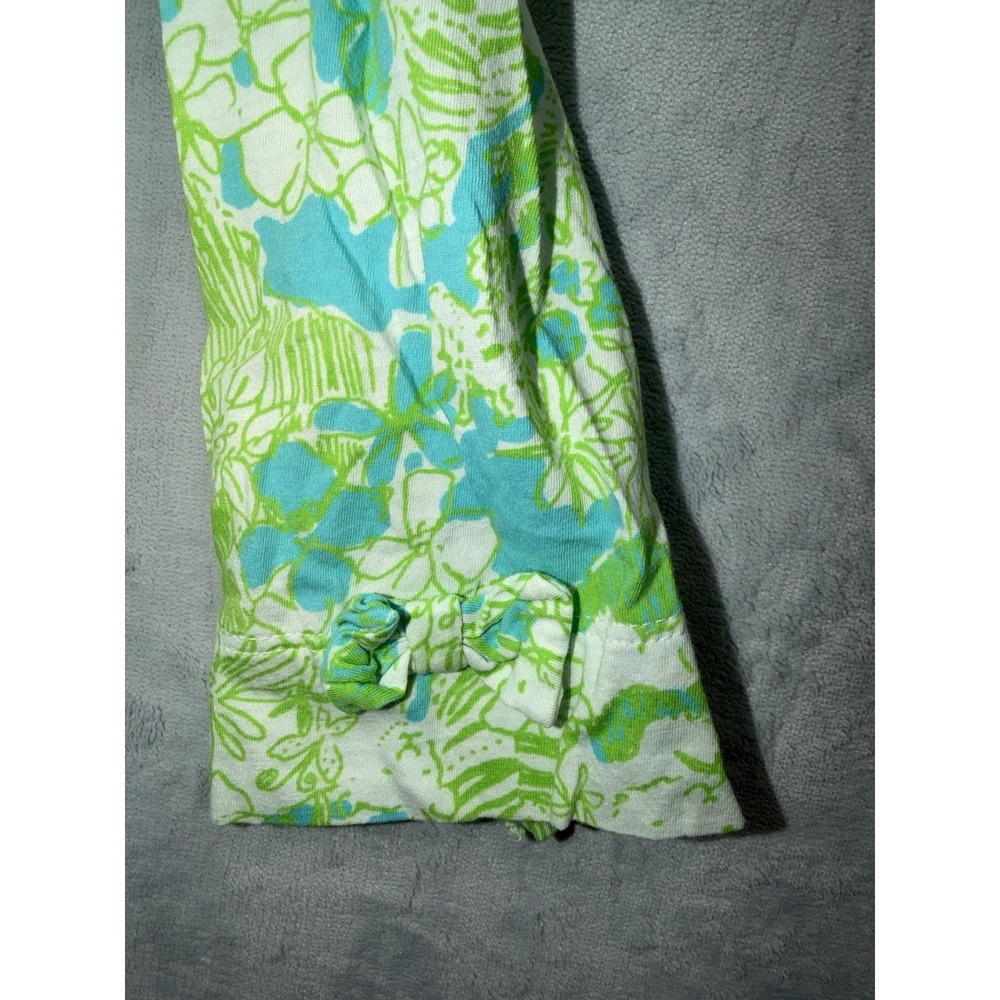Lilly Pulitzer Little Noelle Dress Girls XS 4-5 Green Its A Zoo Panda Hooded S - Picture 2 of 9